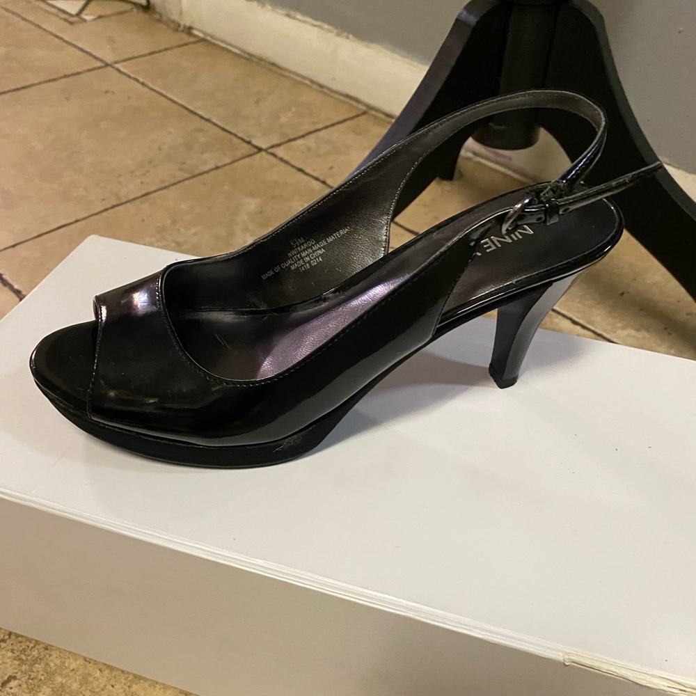 Super comfortable open toe heel